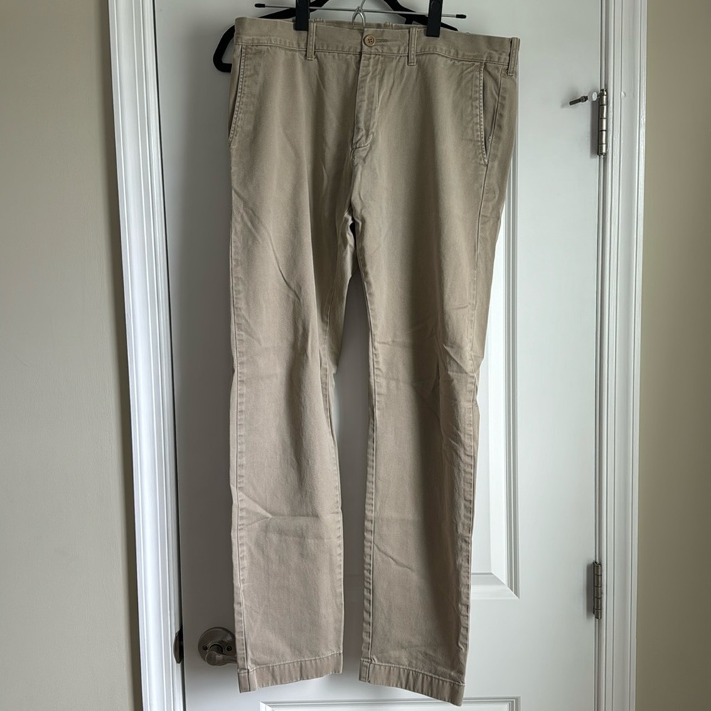 Men’s J Crew Khaki Chino Pants - Size 34x34